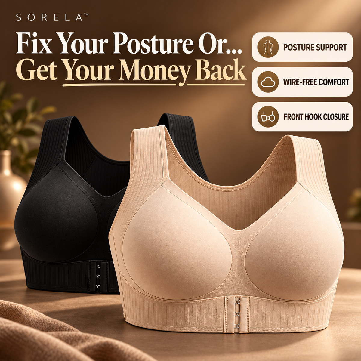 Sorela AlignBra - Fix Your Posture And Eliminate Back Pain